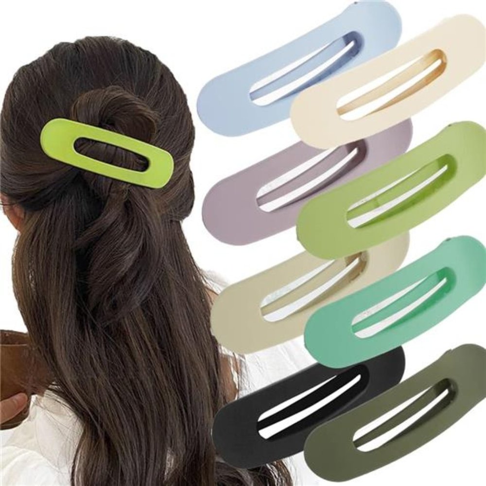 8 Pack Hair Clips, Alligator Hair Clips 🌻🦋🌈 - Picture 1 of 7
